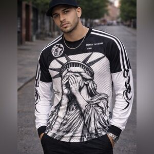 Manfinity Streetrush Men's Summer Slogan Size M